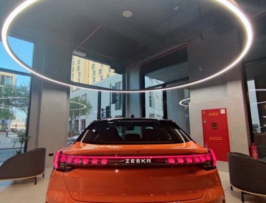ZEEKR Cars Showroom Blue Lake Motors Co. Doha