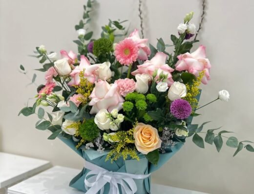 Gloriosa Flowers and Chocolate