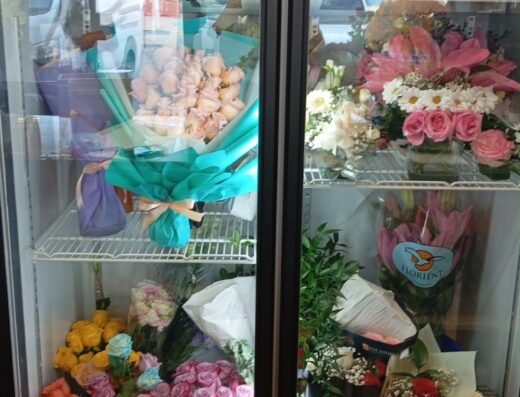 Golden tulip flower shop