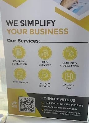 Hiremate Services – Certified Legal Translation | مركز هيارمات للترجمة | Notary Services Qatar | Certificate Attestation