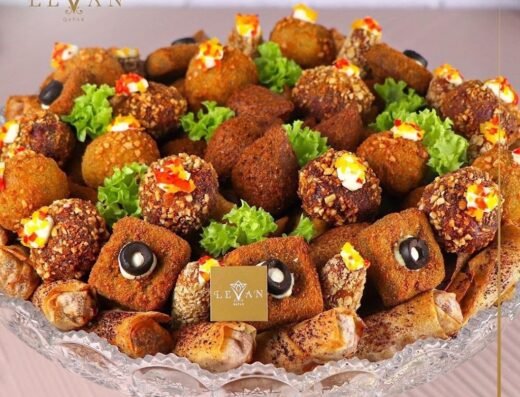 Levan sweets and flowers