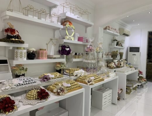 Pastel Chocolate and Flowers